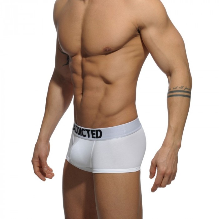 Shorts Boxer, Shorty de la marca ADDICTED - Boxer mi básico - blanco - Ref : AD468 C01