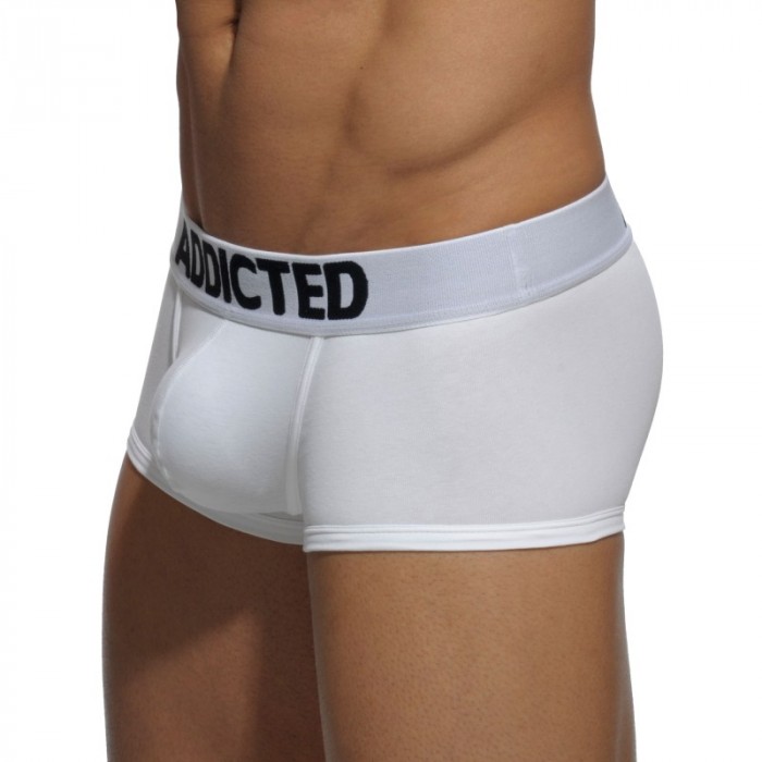 Boxershorts, Shorty der Marke ADDICTED - Boxer mein grundlegendes - Weiß - Ref : AD468 C01