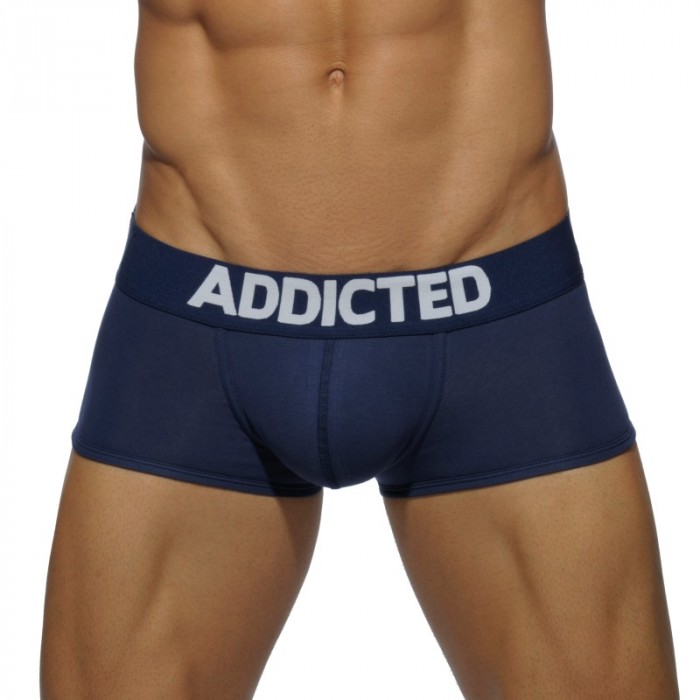 Shorts Boxer, Shorty de la marca ADDICTED - Boxer mi básico - marino - Ref : AD468 C09