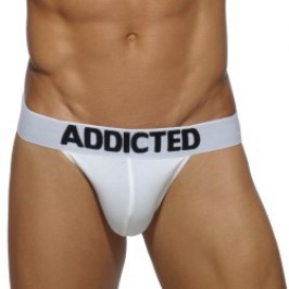 Slip, Tanga de la marque ADDICTED - Bikini brief - blanc - Ref : AD466 C01