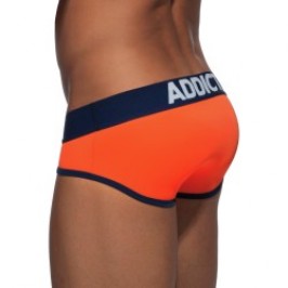 Badeschein der Marke ADDICTED - Badehose Briefe - orange - Ref : AD540 C04