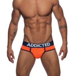 Bath Brief of the brand ADDICTED - Swimderwear briefs - orange - Ref : AD540 C04