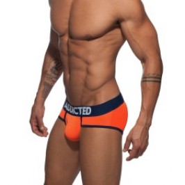 Badeschein der Marke ADDICTED - Badehose Briefe - orange - Ref : AD540 C04