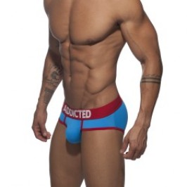 Bath Brief of the brand ADDICTED - Swimderwear briefs - surf blue - Ref : AD540 C22