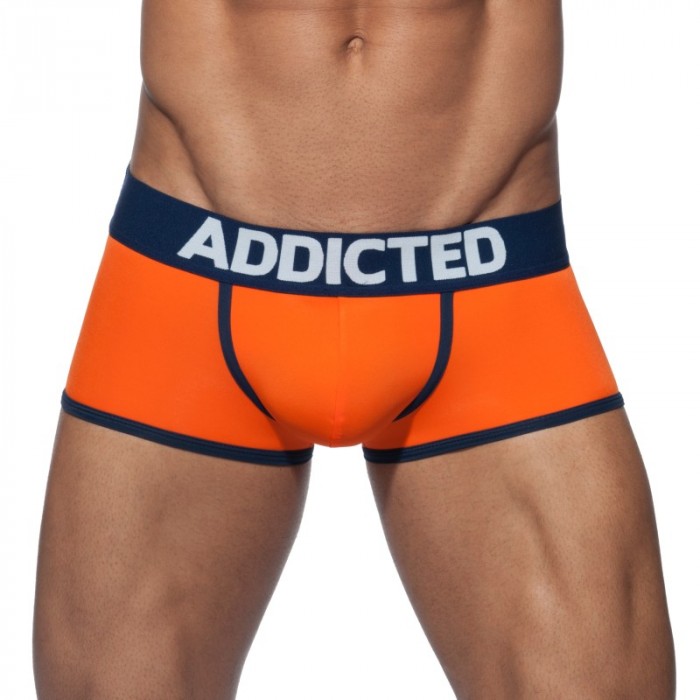 Pantaloncini boxer, Shorty del marchio ADDICTED - Boxer Swimderwear - orange - Ref : AD541 C04