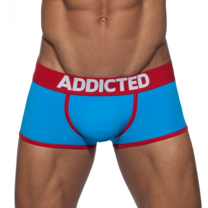 Pantaloncini boxer, Shorty del marchio ADDICTED - Boxer Swimderwear - surf blue - Ref : AD541 C22