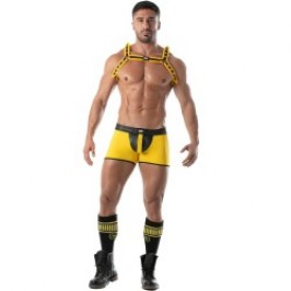 Short of the brand TOF PARIS - Bad boys Shorts Tof Paris - Yellow - Ref : TOF254J