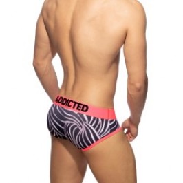 Slip del marchio ADDICTED - Slip swimderwear Waves - Ref : AD1149 C34