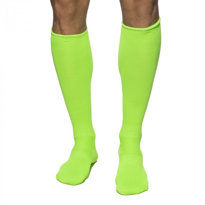 Socken der Marke ADDICTED - Chaussettes longues néon - grün - Ref : AD1155 C33