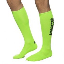 Socks of the brand ADDICTED - Chaussettes longues néon - green - Ref : AD1155 C33