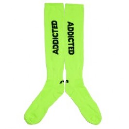 Chaussettes & socquettes de la marque ADDICTED - Chaussettes longues néon - vert - Ref : AD1155 C33