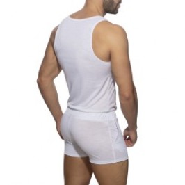 Body de la marque ADDICTED - Salopette AD flame - blanc - Ref : AD1107 C01