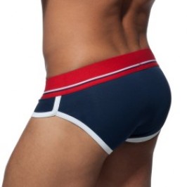 Slip de la marca ADDICTED - Calzoncillos de curva azul - Ref : AD727 C09