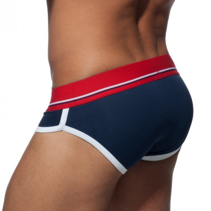 Brief of the brand ADDICTED - Navy curve briefs - Ref : AD727 C09