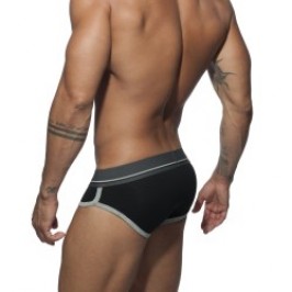 Slip de la marca ADDICTED - Calzoncillos de curva negro - Ref : AD727 C10