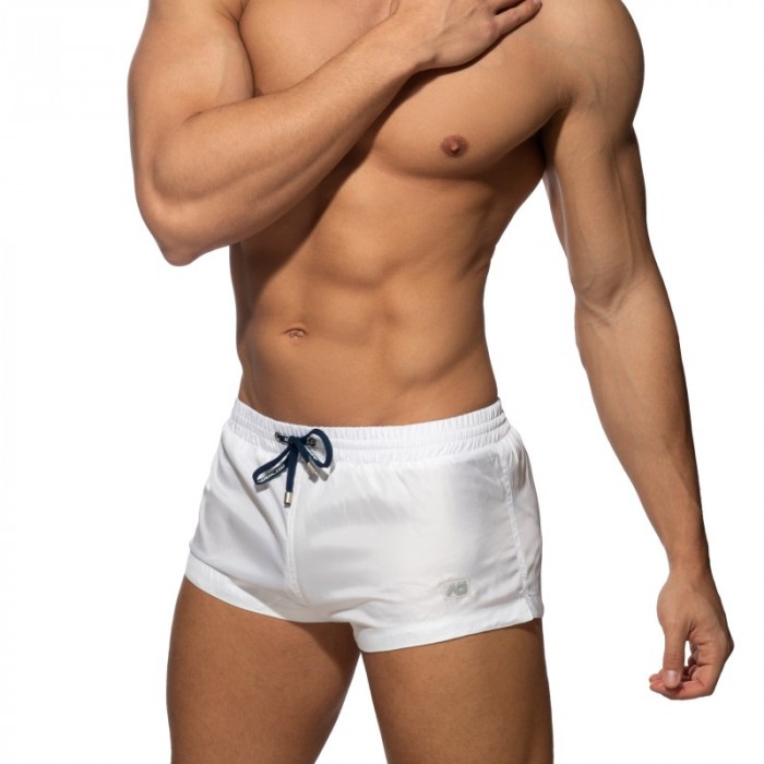 Bath Shorts of the brand ADDICTED - Mini bath shorts basic - white - Ref : ADS111 C01