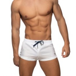 Bath Shorts of the brand ADDICTED - Mini bath shorts basic - white - Ref : ADS111 C01