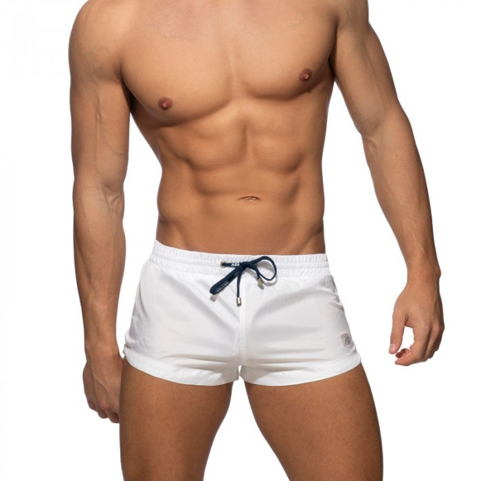 Short de bain de la marque ADDICTED - Mini Short de bain Basic - blanc - Ref : ADS111 C01