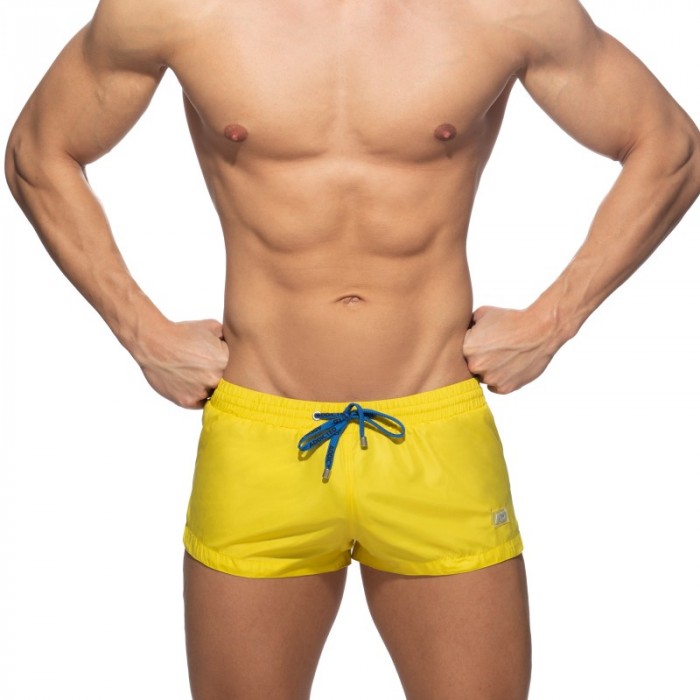 Shorts de baño de la marca ADDICTED - Mini baño pantalón corto básico - amarillo - Ref : ADS111 C03