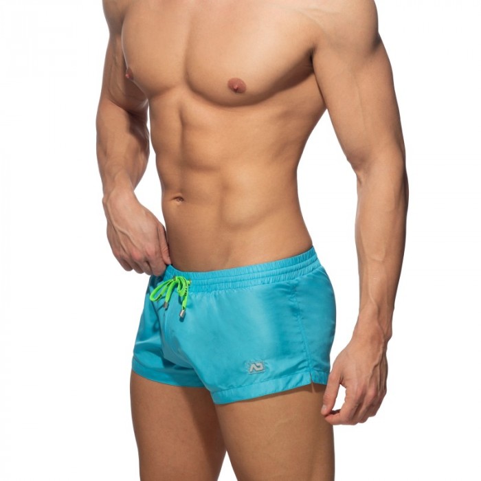 Bath Shorts of the brand ADDICTED - Mini bath shorts basic - turquoise - Ref : ADS111 C08