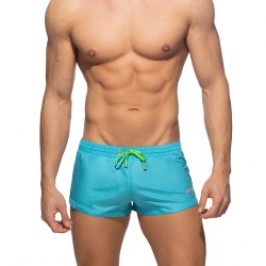 Shorts de baño de la marca ADDICTED - Mini baño pantalón corto básico - turquesa - Ref : ADS111 C08