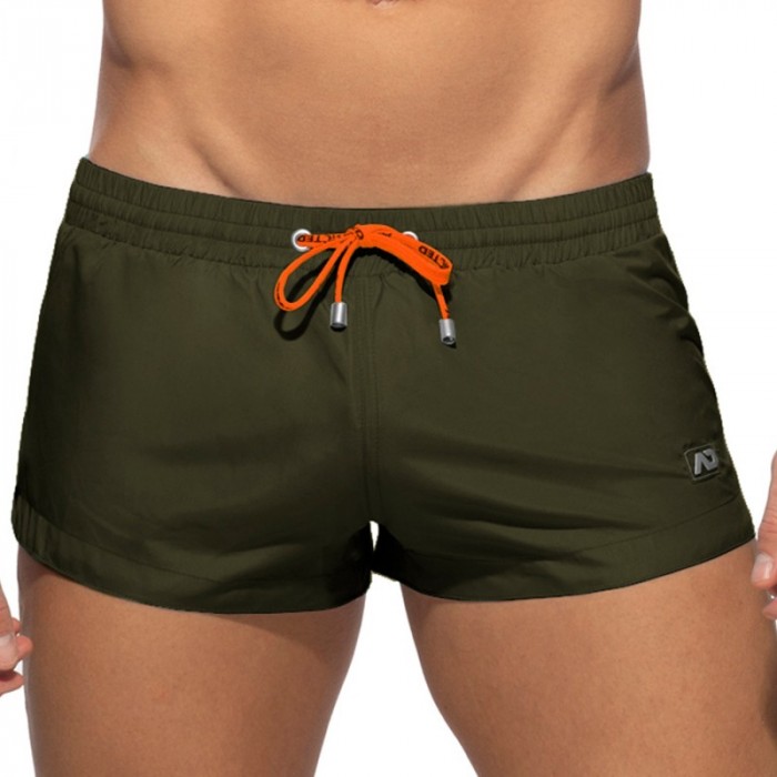 Badehosen der Marke ADDICTED - Mini-Bad Shorts Grund - khaki - Ref : ADS111 C12