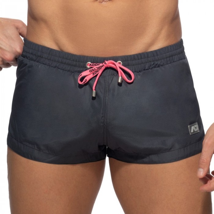 Badehosen der Marke ADDICTED - Mini-Bad Shorts Grund - Holzkohle - Ref : ADS111 C15