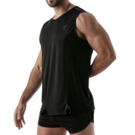 Nach oben der Marke TOF PARIS - Tanktop Total Protection Tof Paris - Schwarz - Ref : TOF142N