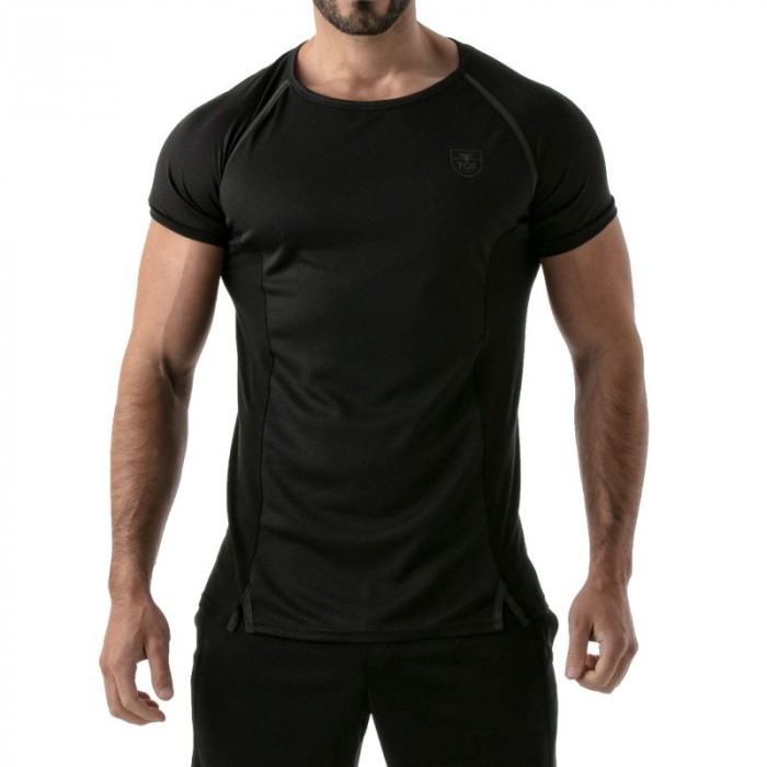 Top of the brand TOF PARIS - T-Shirt Total Protection Tof Paris - Black - Ref : TOF143N