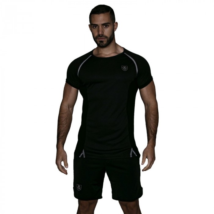 Arriba de la marca TOF PARIS - Camiseta Total Protection Tof Paris - Nero - Ref : TOF143N