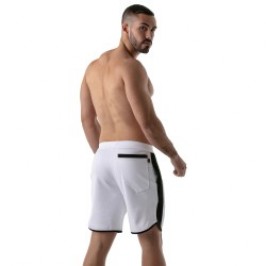 Sportswear of the brand TOF PARIS - Gym Long shorts Tof Paris - White - Ref : TOF146B