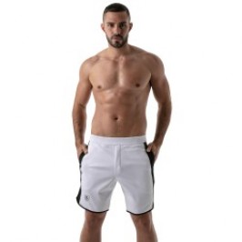 Sportswear der Marke TOF PARIS - Gym Lange Shorts Tof Paris - Weiß - Ref : TOF146B