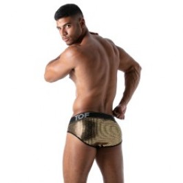 Slip de la marca TOF PARIS - Calzoncillo Star Tof Paris - Oro - Ref : TOF172O