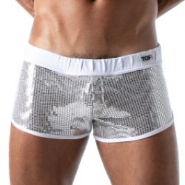 Short of the brand TOF PARIS - Star Mini Shorts Tof Paris - Silver - Ref : TOF179A