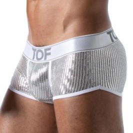 Boxer, shorty de la marque TOF PARIS - Boxer Star Tof Paris - Argent - Ref : TOF171A