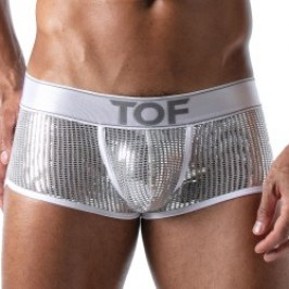 Boxer, shorty de la marque TOF PARIS - Boxer Star Tof Paris - Argent - Ref : TOF171A