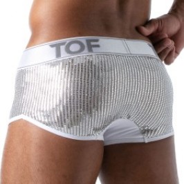 Boxershorts, Shorty der Marke TOF PARIS - Boxer Star Tof Paris - Silber - Ref : TOF171A