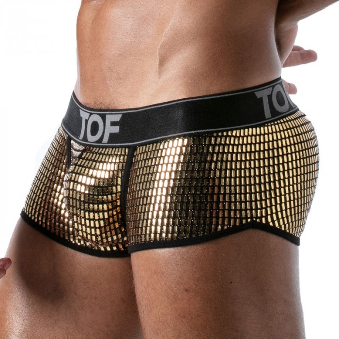 Boxershorts, Shorty der Marke TOF PARIS - Boxer Star Tof Paris - Gold - Ref : TOF171O