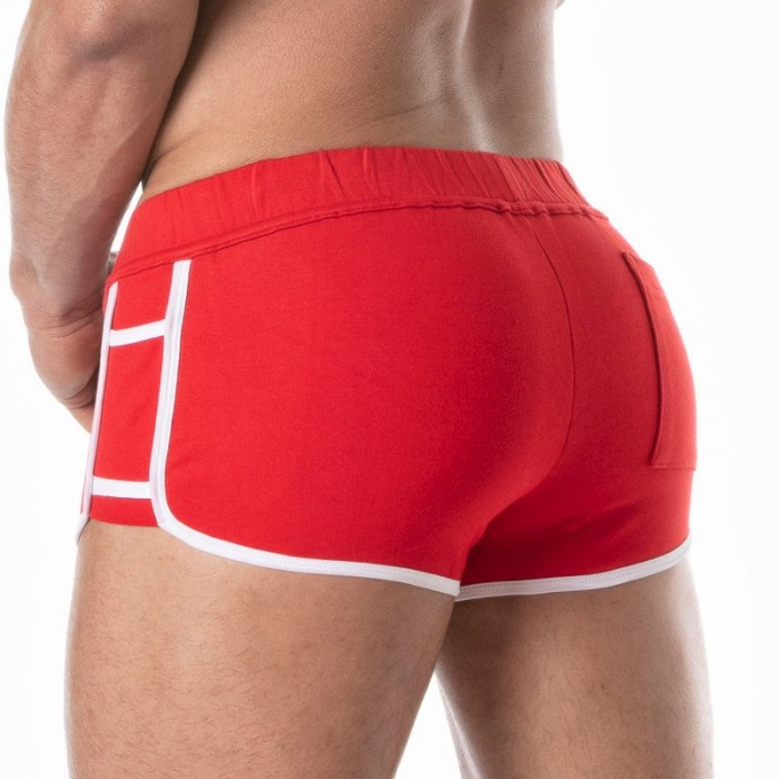 Short of the brand TOF PARIS - Retro Shorts Tof Paris - Red - Ref : TOF271R