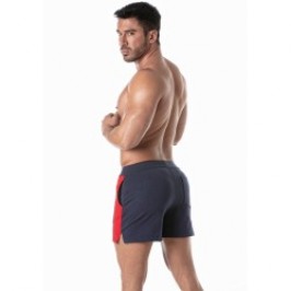 Short of the brand TOF PARIS - Football Shorts Tof Paris - Navy Blue - Ref : TOF272BM