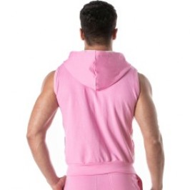 Giacca del marchio TOF PARIS - Felpa con cappuccio zip Tof Paris - Rosa - Ref : TOF273P