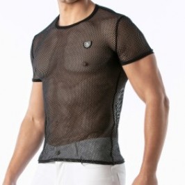 Short Sleeves of the brand TOF PARIS - Mesh T-shirt Tof Paris - Black - Ref : TOF295N