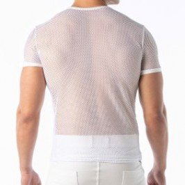Short Sleeves of the brand TOF PARIS - Mesh T-shirt Tof Paris - White - Ref : TOF295B