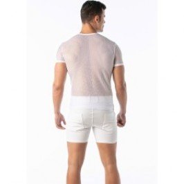 Short Sleeves of the brand TOF PARIS - Mesh T-shirt Tof Paris - White - Ref : TOF295B