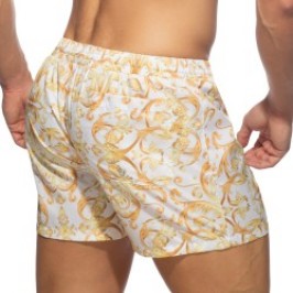 Short de bain de la marque ADDICTED - Short de bain Versailles - blanc - Ref : ADS205 C01