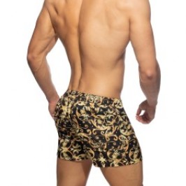 Shorts de baño de la marca ADDICTED - Pantalones cortos de baño negro de Versailles - Ref : ADS205 C10