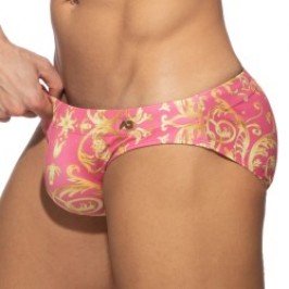 Bath Brief of the brand ADDICTED - Versailles - pink swimwear - Ref : ADS203 C05