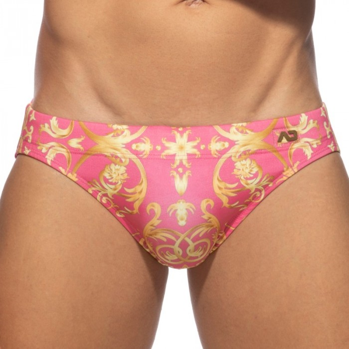 Bath Brief of the brand ADDICTED - Versailles - pink swimwear - Ref : ADS203 C05