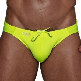 Slip de bain de la marque TOF PARIS - Mini Slip de bain Neon Tof Paris - Jaune fluo - Ref : TOF269JF