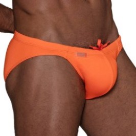 Slip de bain de la marque TOF PARIS - Mini Slip de bain Neon Tof Paris - Orange fluo - Ref : TOF269O